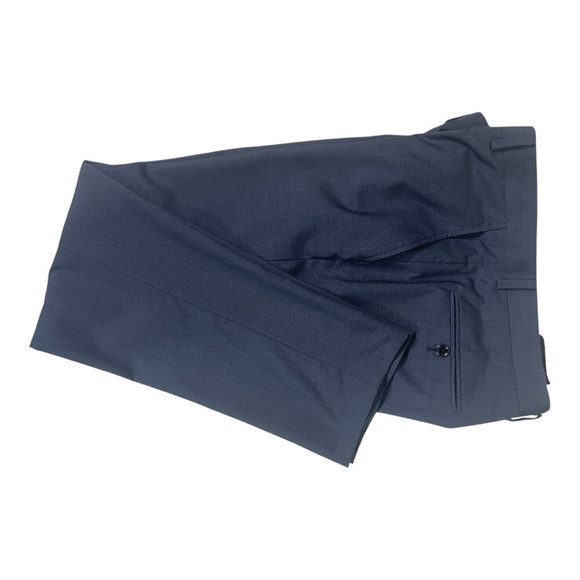 Indochino Men’s Houndstooth blue and Black Dress Pants - Picture 7 of 8